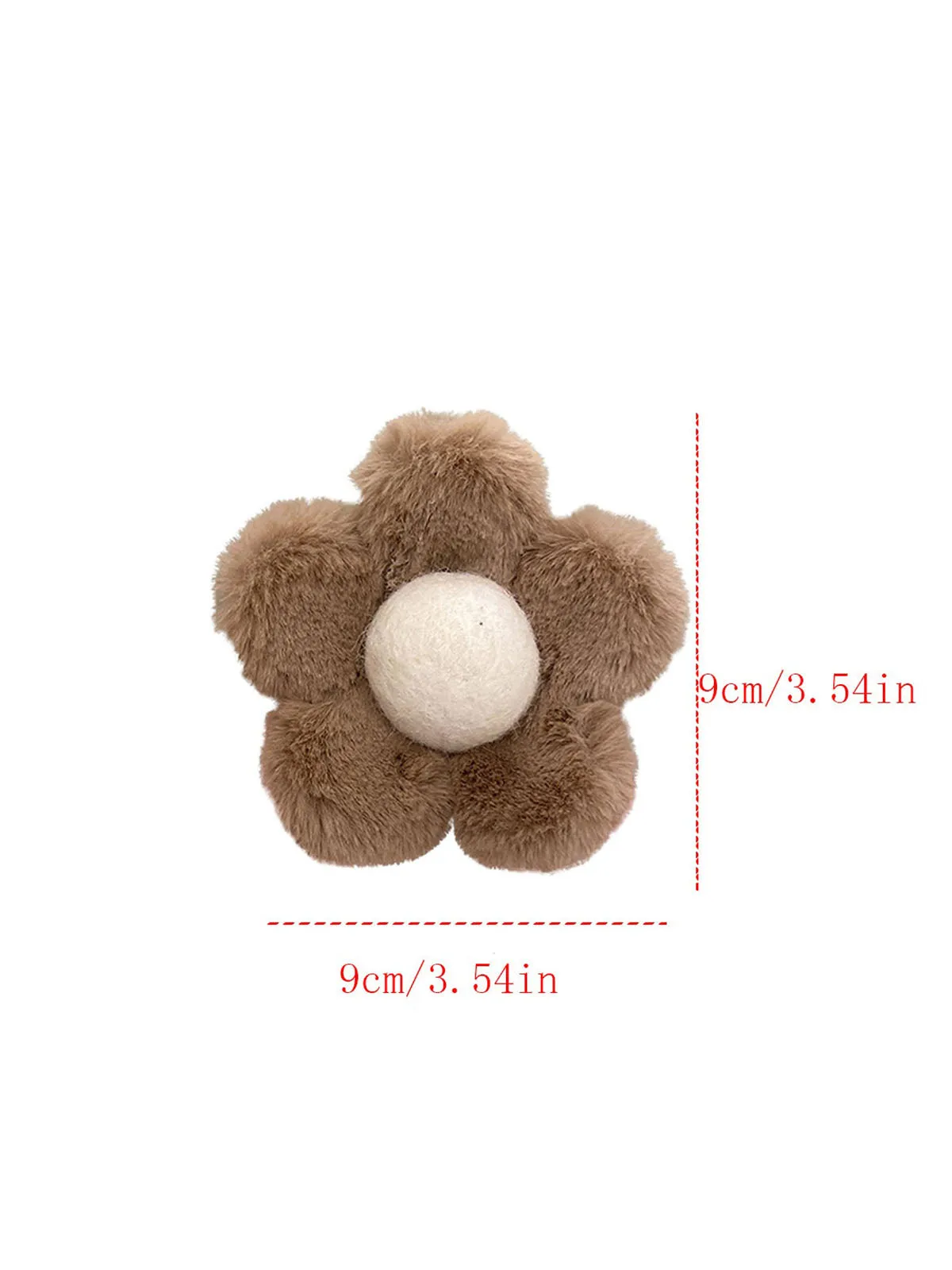 Strong Hold Large Fluffy Flower Hair Clips for Thick Hair Thin Hair