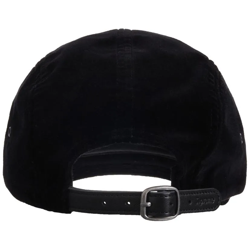 Supreme Black Velvet Cap