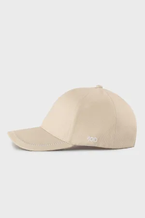 The 100 Cap in Beige Cotton /\/\