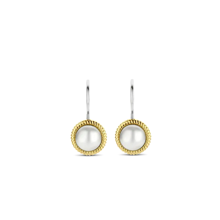 TI SENTO 7924YP GOLD PEARL DANGLES