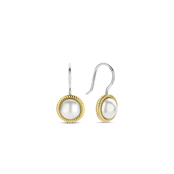 TI SENTO 7924YP GOLD PEARL DANGLES