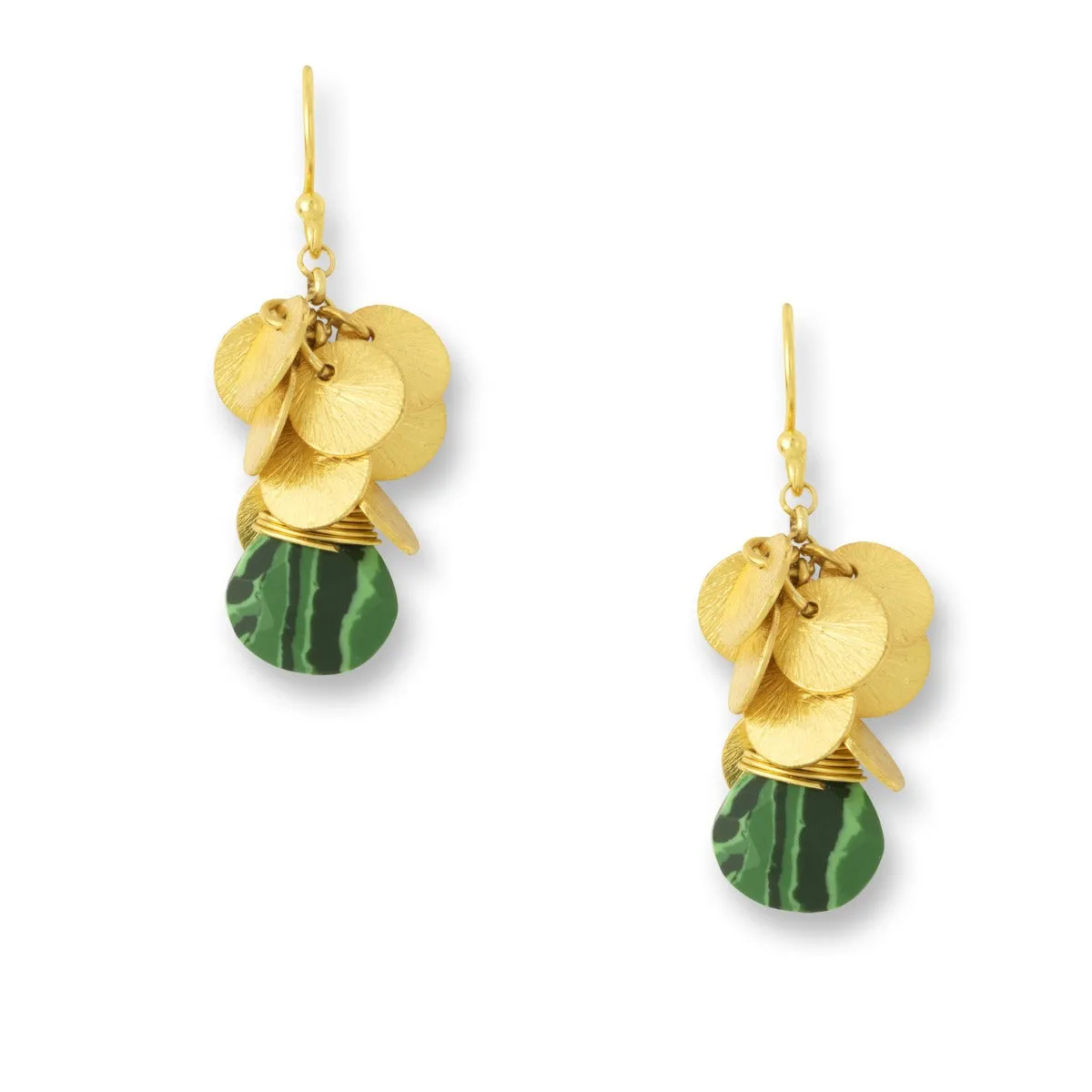 Winona Malachite Earrings