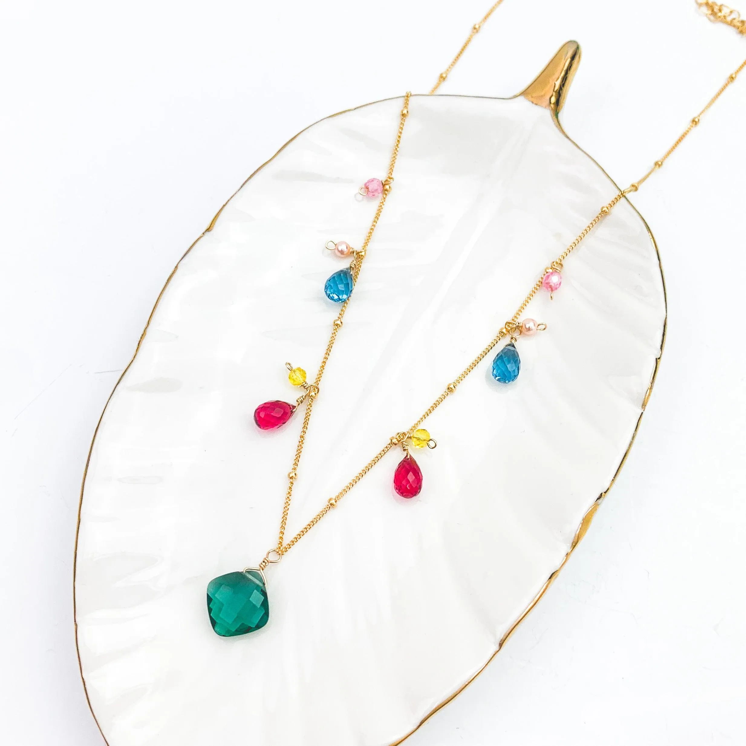 Zina Classic Gemstone Necklace